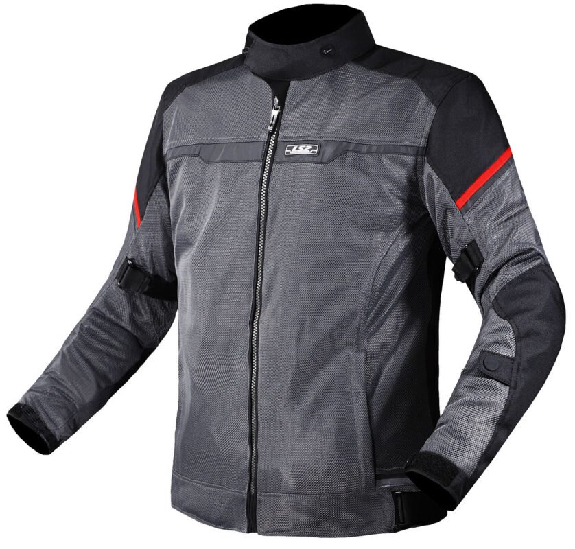 LS2 RIVA MONT SİYAH-GRİ-KIRMIZI