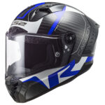 LS2 THUNDER KARBON RACING 1 MAVİ-BEYAZ KASK