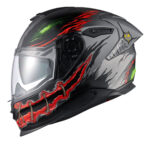 NEXX Y.100R NIGHT RIDER MAT TITANIUM KASK