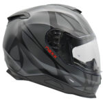 NEXX Y.100 B-SIDE MAT SİYAH-GRİ KASK