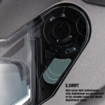 NEXX Y.100 B-SIDE MAT SİYAH-TURUNCU KASK