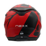 NEXX Y.100 B-SIDE MAT SİYAH-KIRMIZI KASK