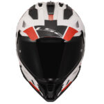 LS2 PIONEER 2 HILL BEYAZ-KIRMIZI KASK