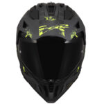 LS2 PIONEER 2 CRAZY MAT SİYAH-GRİ-NEON SARI KASK