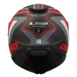 LS2 STROBE 2 PHANTOM MAT TITANIUM-GRİ-KIRMIZI KASK