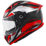 GIVI 50.8 BRAVE MAT SİYAH-TITANIUM-KIRMIZI KASK