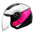 LS2 AIRFLOW 2 COVER BEYAZ-PEMBE KASK