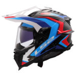 LS2 EXPLORER C KARBON FRONTIER II BEYAZ-MAVİ KASK M