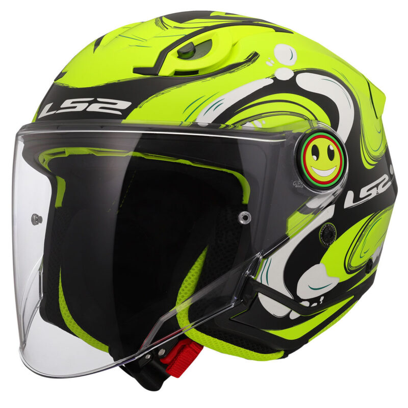 LS2 FUNNY 2 GLUP NEON SARI ÇOCUK KASK