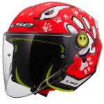 LS2 FUNNY 2 PAWS MAT KIRMIZI ÇOCUK KASK