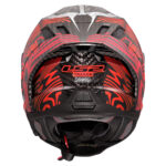 LS2 DRAGON KARBON ENTHUM KIRMIZI KASK