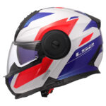 LS2 SCOPE 2 DURIA BEYAZ-MAVİ-KIRMIZI KASK