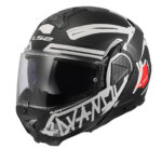 LS2 ADVANT 2 TAPE MAT SİYAH-BEYAZ KASK