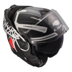 LS2 ADVANT 2 TAPE MAT SİYAH-BEYAZ KASK