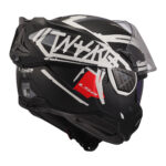 LS2 ADVANT 2 TAPE MAT SİYAH-BEYAZ KASK
