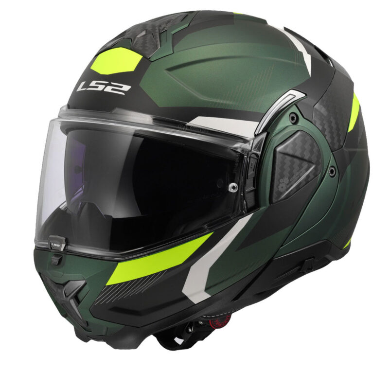 LS2 ADVANT 2 TRIPLE MAT YEŞİL-SİYAH-NEON SARI KASK